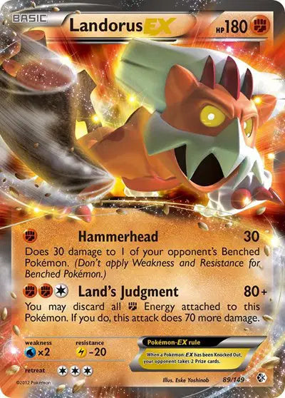 Landorus EX (89/149) Boundaries Crossed