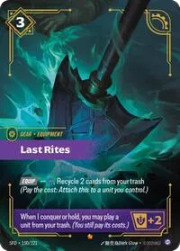 Last Rites Spiritforged Epic 150/221 Foil