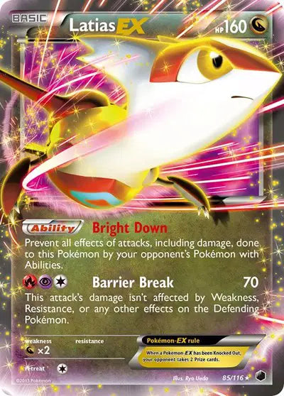 Latias EX (85/116) Plasma Freeze