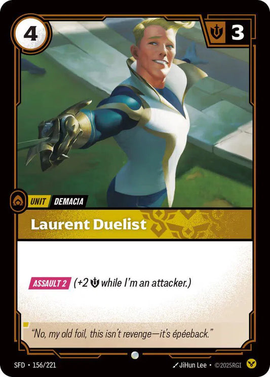 Laurent Duelist Spiritforged Common • 156/221 Normal