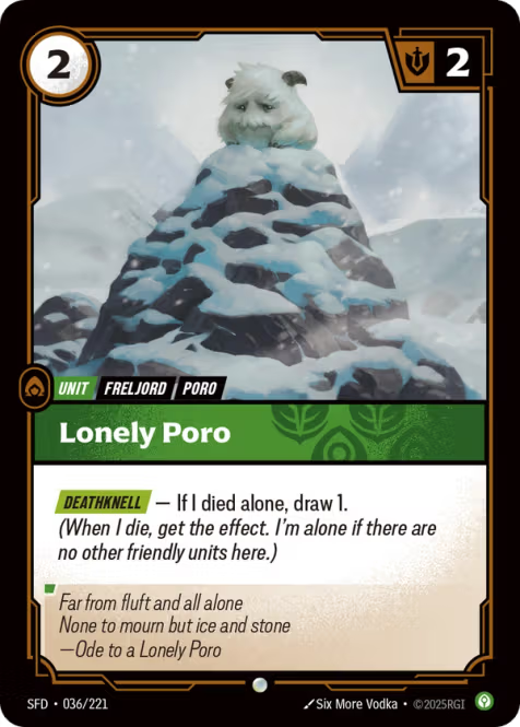 Lonely Poro SFD-036/221