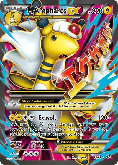 M Ampharos EX (88/98) Ancient Origins