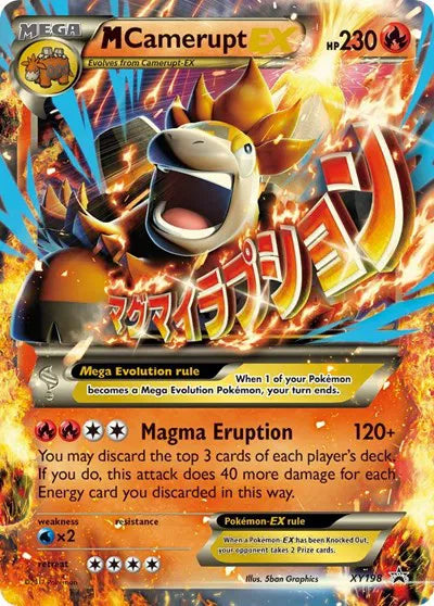 M Camerupt EX Pokemon XY198 Promos