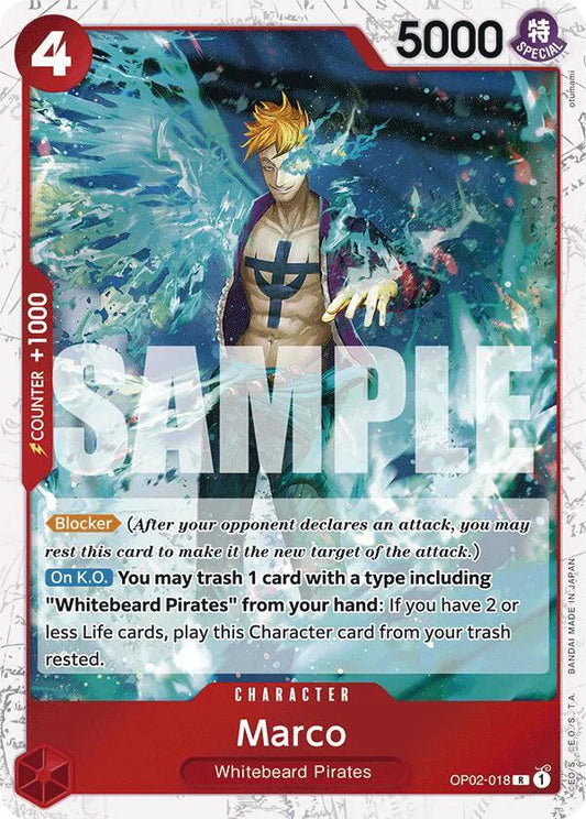 Marco (R)(OP02-018) Premium Booster