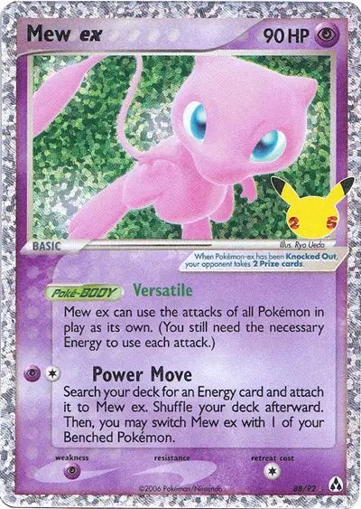 Mew ex (88/92) Celebrations: Classic Collection - Near mint-mint (NM-MT)
