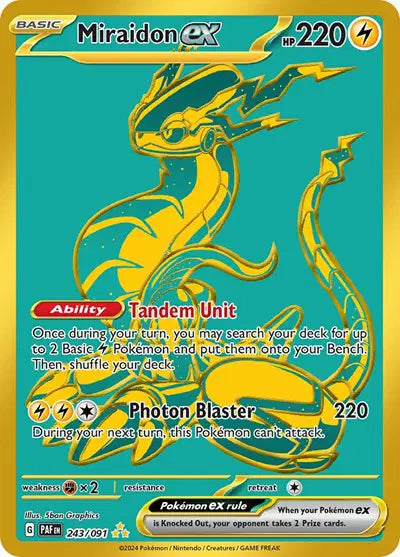 Miraidon ex (243/091) Paldean Fates