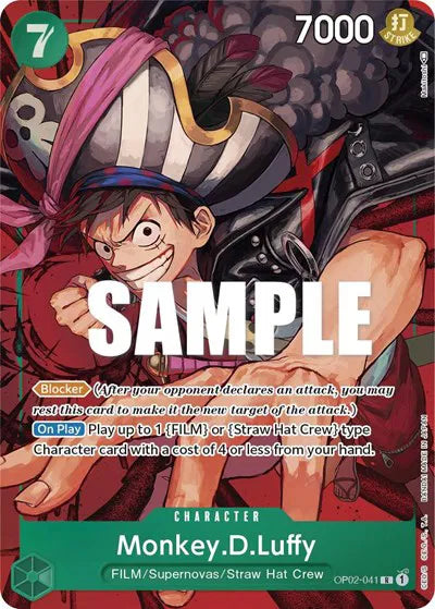 Monkey.D.Luffy (OP02-041) (Alternate Art) Paramount War