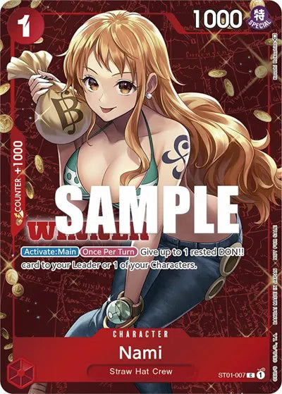 Nami (Tournament Pack Vol. 3) [Winner] (ST01-007) One Piece Promotion Cards