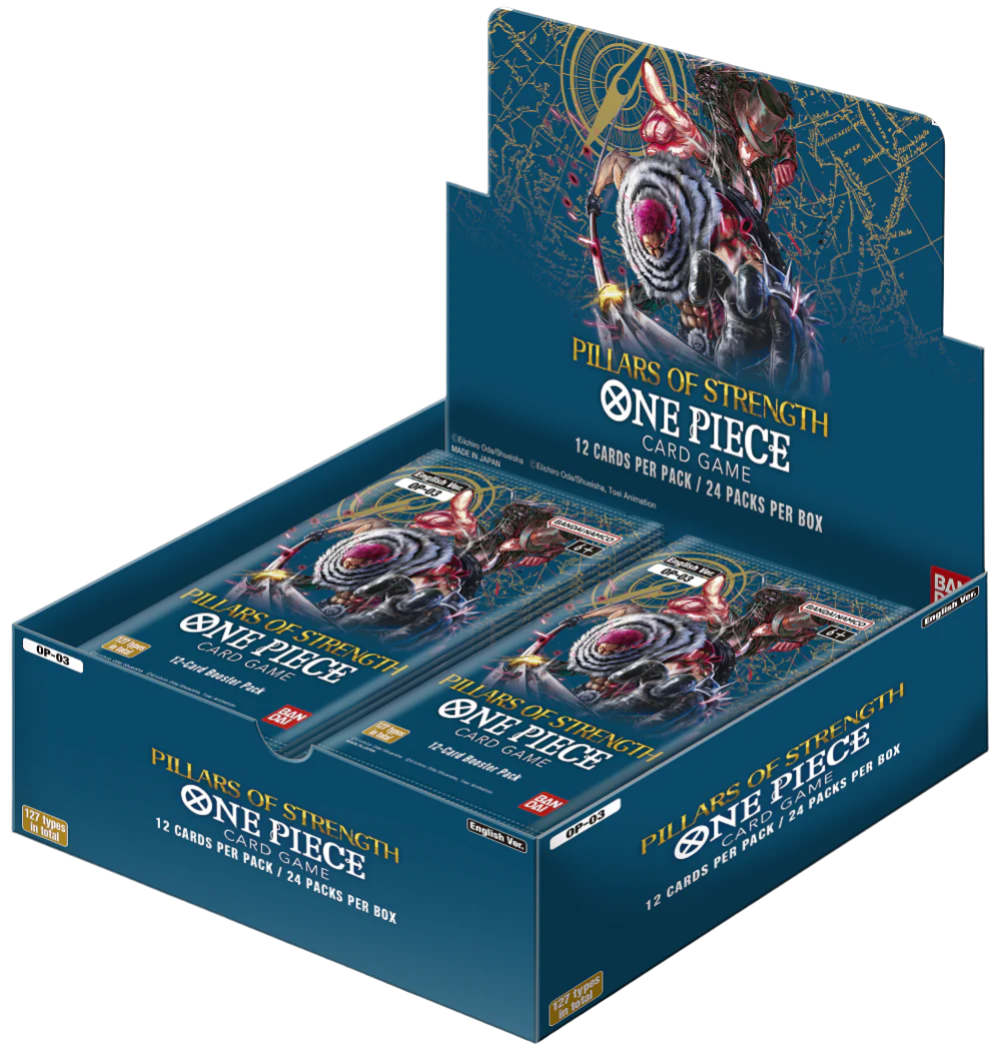 ONE PIECE Card Game: PILLARS OF STRENGTH OP-03 Booster Box