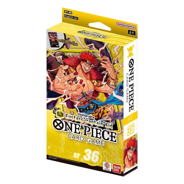 One Piece Card Game - Starter Deck - ST36 YELLOW Eustass "Captain" Kid