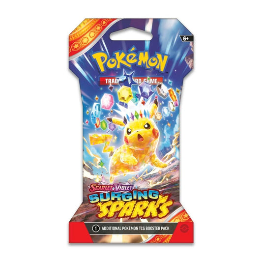 Scarlet & Violet-Surging Sparks Sleeved Booster Pack (10 Cards) x 10