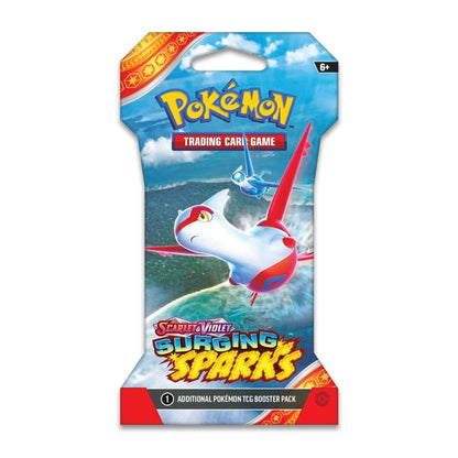 Scarlet & Violet-Surging Sparks Sleeved Booster Pack (10 Cards) x 10