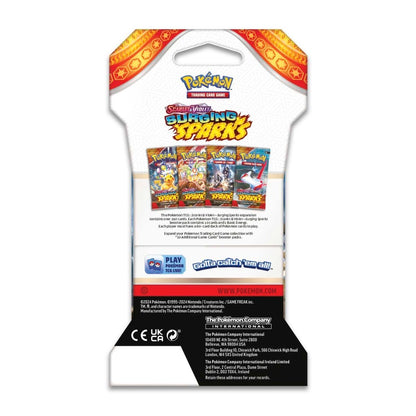 Scarlet & Violet-Surging Sparks Sleeved Booster Pack (10 Cards) x 10