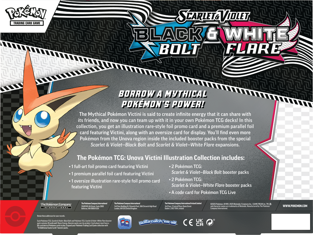 POKEMON UNOVA VICTINI ILLUSTRATION COLLECTION