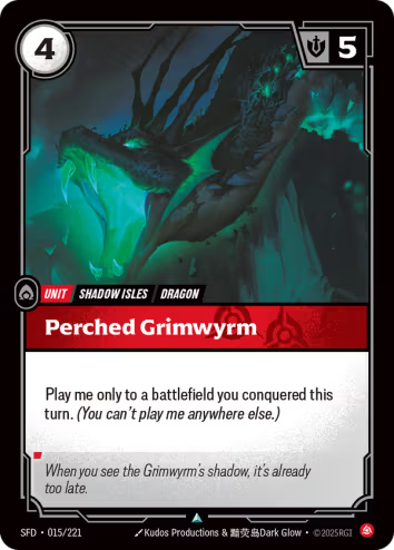 Perched Grimwyrm SFD-015/221