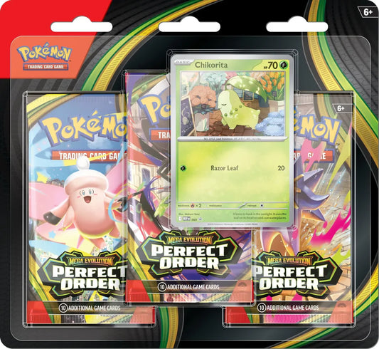 Mega Evolution - Perfect Order 3-Pack Blister