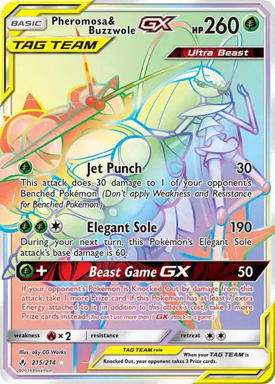Pheromosa & Buzzwole GX (215/214) Unbroken Bonds
