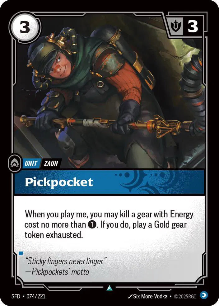 Pickpocket Spiritforged Uncommon • 074/221 Normal