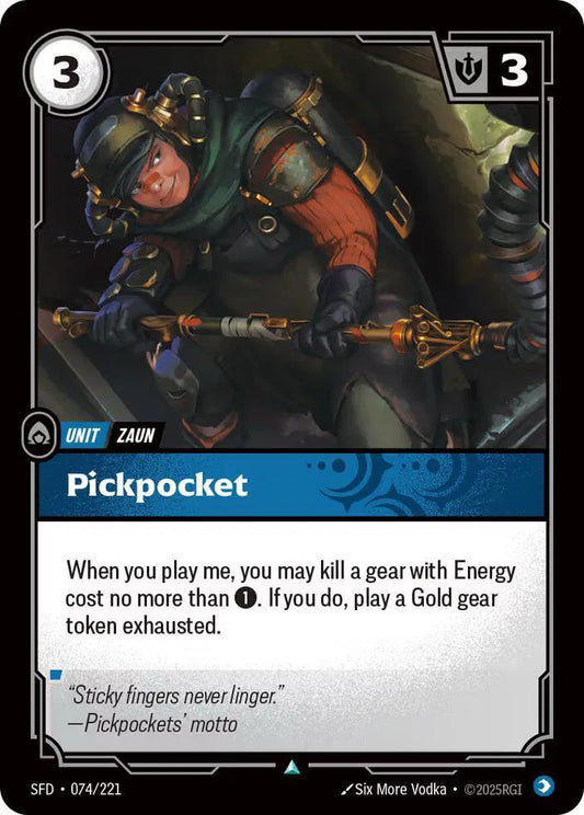 Pickpocket Spiritforged Uncommon • 074/221 Normal