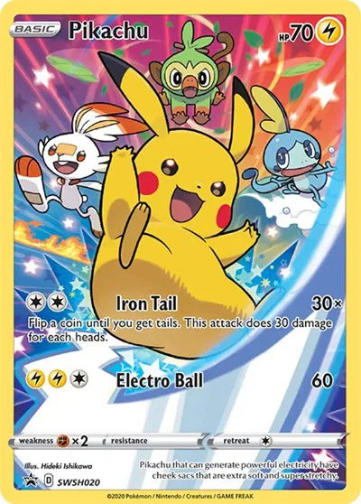 Pikachu - SWSH020 Promo SWSH020 Sword & Shield Promo