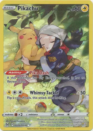 Pikachu Ultra Rare TG05/TG30 Lost Origin Trainer Gallery