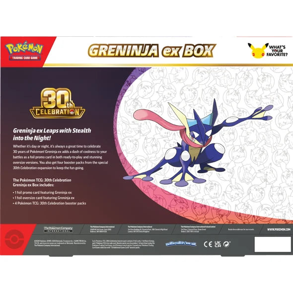 Pokemon - 30th Celebration - Greninja ex Box