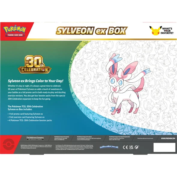 Pokemon - 30th Celebration - Sylveon ex Box