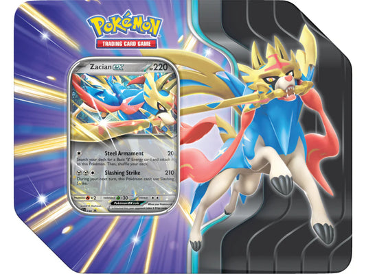 Pokemon TCG - Slashing Legends Tin Zacian Ex