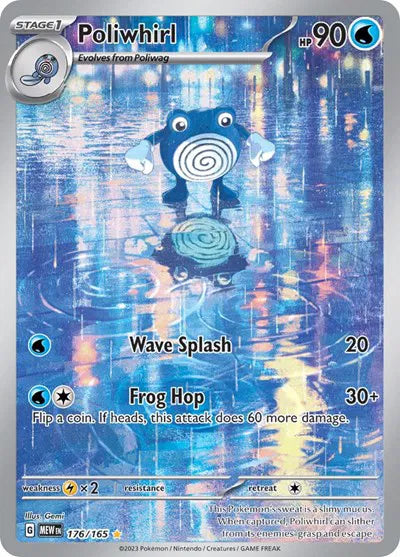 Poliwhirl Illustration Rare 176/165 SV: 151