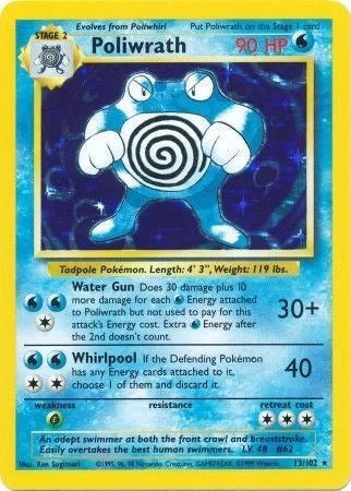 Poliwrath (13) Base Set (Unlimited)