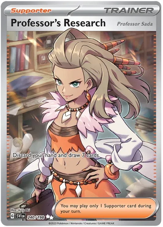 Professor's Research (Professor Sada) Ultra Rare 240/198 Scarlet & Violet Base Set