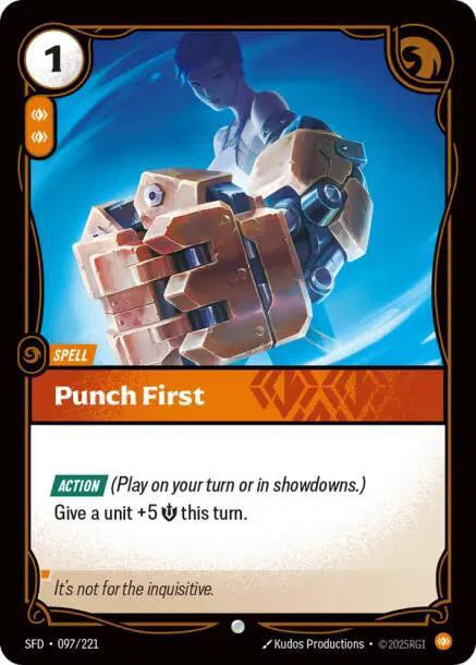 Punch First Spiritforged Common • 097/221 Normal