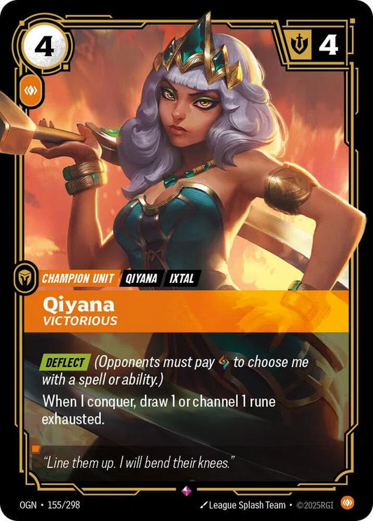 Qiyana - Victorious Origins Rare 155/298