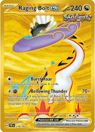 Raging Bolt ex  Hyper Rare (218/162) Temporal Forces