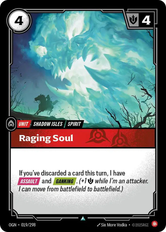 Raging Soul - Uncommon (19/298) Riftbound Origins