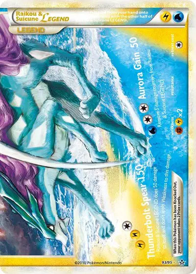 Raikou & Suicune Legend (Bottom) (93/95) Unleashed