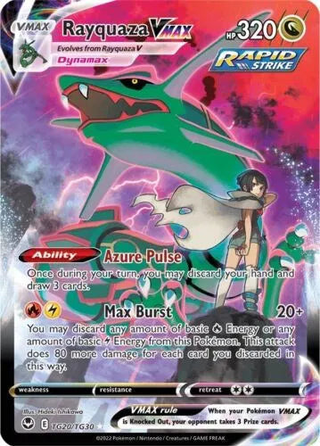 Rayquaza VMAX Ultra Rare TG20/TG30 Silver Tempest Trainer Gallery
