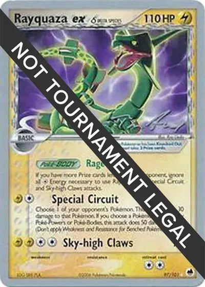 Rayquaza ex (Delta Species)(Tom Roos) (97/101) World Championship Decks
