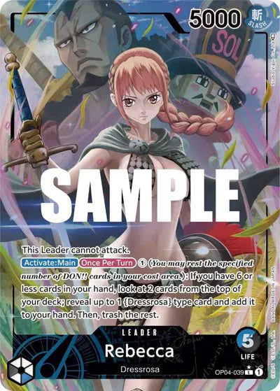Rebecca (OP04-039)(Alternate Art)