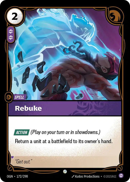 Rebuke - Common (172/298) Riftbound Origins