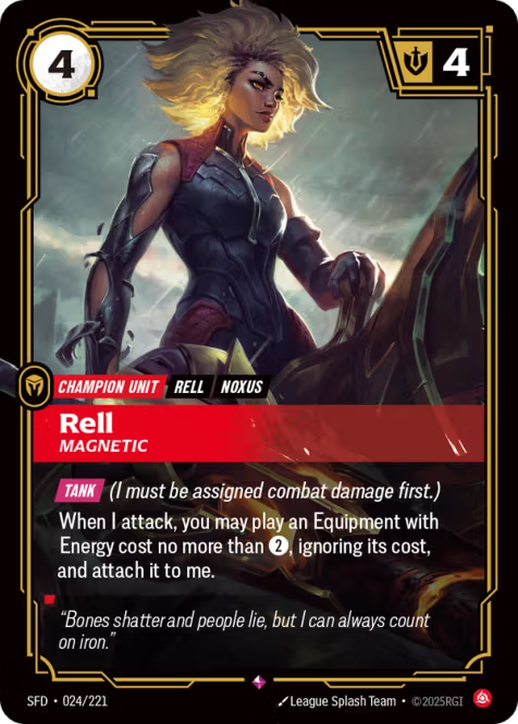 Rell, Magnetic SFD-024/221
