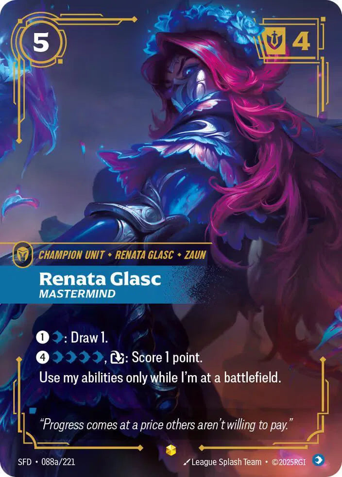 Renata Glasc - Mastermind (Alternate Art) Spiritforged Showcase 088a/221 Foil