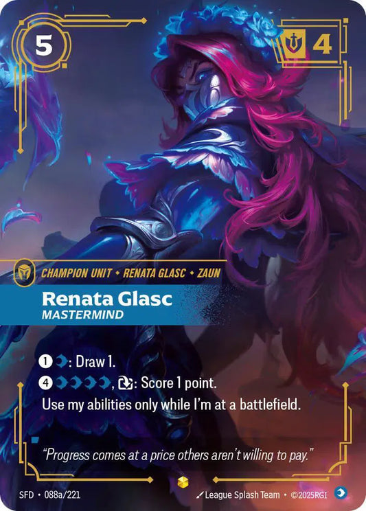 Renata Glasc - Mastermind (Alternate Art) Spiritforged Showcase 088a/221 Foil