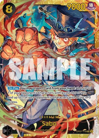 Sabo (SEC)(OP07-118) 500 Years in the Future - Near mint-mint (NM-MT)