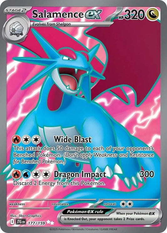 Salamence ex Ultra Rare 177/159 Journey Together