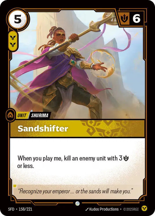 Sandshifter Spiritforged Common • 158/221 Normal