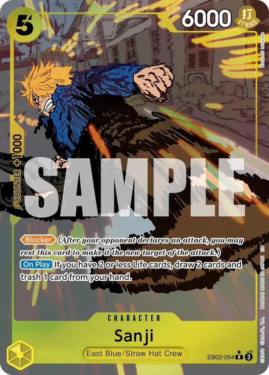 Sanji (Alternate Art) Extra Booster: Anime 25th Collection R EB02-054
