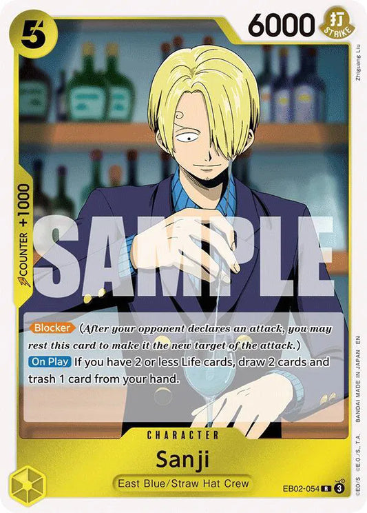 Sanji (R)(EB02-054) Extra Booster Anime 25th Collection