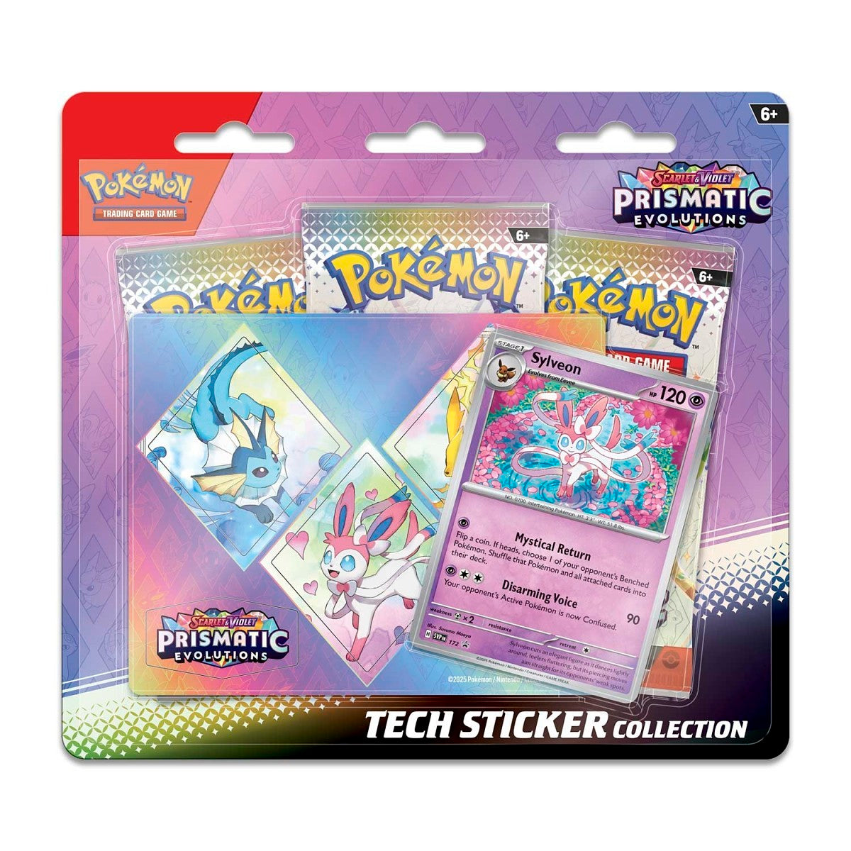 Scarlet & Violet-Prismatic Evolutions Tech Sticker Collection (random evolution)