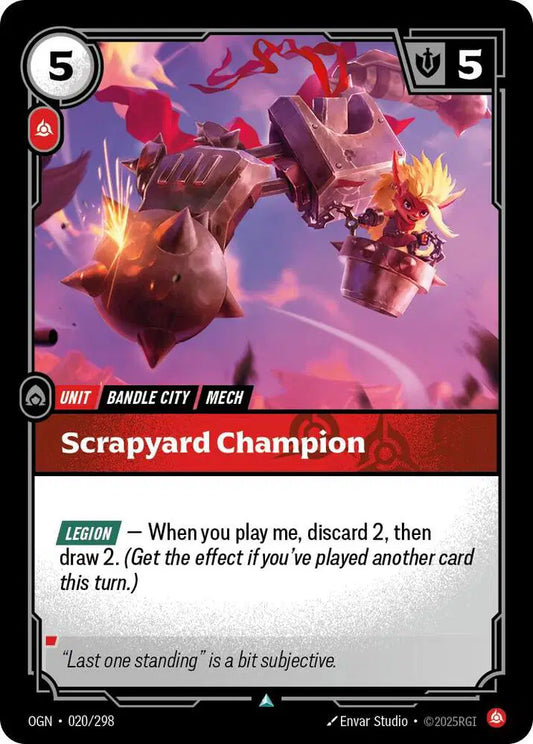 Scrapyard Champion - Uncommon (20/298) Riftbound Origins